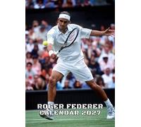 Calendrier mural A3 2027 – Roger Federer, aperçu mensuel
