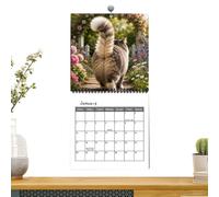 Calendrier mural Agenda 12 Mois à Thème de Fesses Drôles d'Animaux | Calendrier animalier 2027 à grilles datées à remplir école, bureau, rendez-vous, maison, dortoir, classe, hôtel,