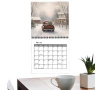 Calendrier Mural Annuel 2027 Design Ferme Agenda Mensuel Bloc | Avec Espace D'écriture Calendrier 12 Mois Pour École, , Classe, Prof, Bureau, Maison,