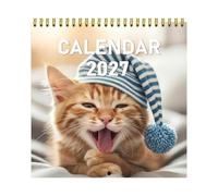 Calendrier Mural Chat 2027 Agenda Planning Photo Chats Drôles