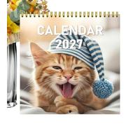 Calendrier Mural Chats 2027 Agenda Planning Photo Chats Drôles