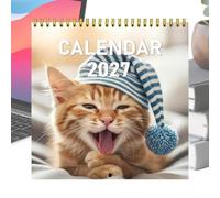 Calendrier Mural Chats 2027 Agenda Planning Photo Chats Drôles
