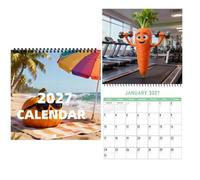 Calendrier Mural Décoratif Mensuel Drôle Dessin Animé Déco Intérieure