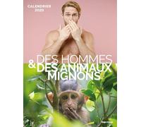 Calendrier mural des hommes & des animaux mignons 2025