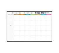 Calendrier Mural Effaçable à Sec Planificateur Sans Date Pliable Grand