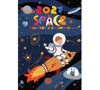 Calendrier mural pour enfants, thème espace, format A3, année 2027. Calendrier mensuel
