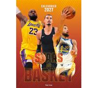 Calendrier mural Stars du basket 2027 - Collectif - Hugo Image - broché - Calendrier