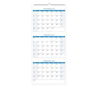 Calendrier mural vertical 2026-2027 - 3 mois d'affichage, Office Home Supplies, Daily Planning Calendar for Travel, Workout, Party, Wedding, Birthday, Planner for Refrigerator, Exercise, Vacation