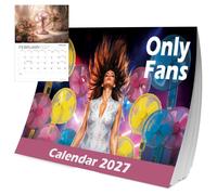 Calendrier Only-Fans 2027, calendrier mural format A3, aperçu mensuel, nouveauté