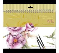 Calendrier perpétuel - AVENUE MANDARINE - Wild - 29,7x21 cm - Vert - À colorier
