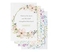 Calendrier perpétuel dans une boîte carte Citations encadrée de motifs floraux