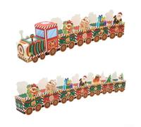 Calendrier pour avent Réutilisable Design Train Festif Décoratif | Matériau pour papier pour robuste, réutilisable chaque pour année, écologique, favorise les traditions durables de Noël