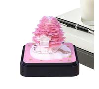 Calendrier Sculpture en Papier 3D Bloc-Notes Artistique Design Arbre Et
