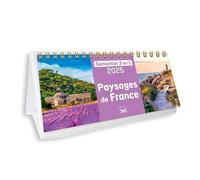 Calendrier semainier 2025 Paysages de France - Collectif - Editions 365 - relié - Calendrier