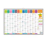 Calendrier semestriel mural 2027 - Tendance - 43 x 65 cm