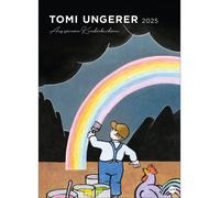 Calendrier Tomi Ungerer Edition 2025 : Les meilleures illustrations du livre "America" présentées dans un calendrier mural XXL. Calendrier artistique décoratif, format grand, 49 x 68 cm.