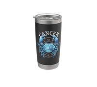 Calendrier Zodiac Cancer Crabe Gobelet isotherme en acier inoxydable double paroi