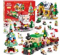 Calendriers de l'Avent de Noël 2026 : trains et briques de construction