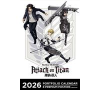 Calendriers Portfolio 2026 L'Attaque des Titans Saison 4 2026 - Hajime Isayama - Ynnis Editions - broché - Calendrier