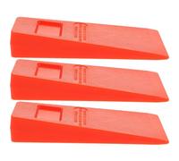 Cales D’abattage Orange 3 Pièces en Plastique pour Coupe D’Arbre | Guide de Stabilisation, Aide au Calage pour Travaux en Forêt, Lot de 3 Pièces