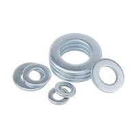 Cales de joint plat non standard galvanisées en acier au carbone(M5x10x0.8 (70Pcs))