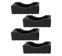Cales De Nivellement pour Gril Niveleurs de Gril en Caoutchouc, Accessoires Barbecue d'extérieur, Outil Plaque Cuisson Robuste, Cales Jambes for Patio, Jardin et Cour