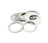 Cales De Réglage En Acier Inoxydable 304 M3-M8 0,1 Mm | Cales ultra-fines de haute précision for l'assemblage de machines(4x8x0.1 (50Pcs))