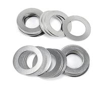 Cales De Réglage En Acier Inoxydable DIN988 304 M2-M40 0,1-0,5 Mm | Cales ultra-fines de haute précision for l'assemblage de machines(Thick 0.2mm,M4x6)