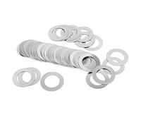 Cales De Réglage En Acier Inoxydable DIN988 304 M5-M8 0,1-0,3 Mm 50 Pièces | Cales ultra-fines de haute précision for l'assemblage de machines(M6x9x0.2)