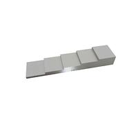 Cales étalons, 2.5-5-7.5-10-12.5mm bloc de Test en 5 étapes d'étalonnage acier inoxydable 304 for jauge d'épaisseur à ultrasons