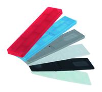 Cales plates vitrage - 100 x 20 mm - Assortiment 1200 pièces