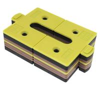 Cales pour lames de terrasse - 2/3 et 5 mm - Polypropylène - 120 pièces