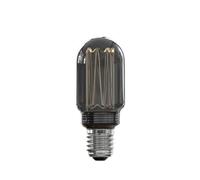 CALEX Glassfiber Ampoule LED E27 décorative vintage à filament T45 Titane 3,5 W Intensité variable Blanc chaud
