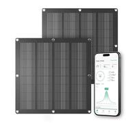 Calex Kit Panneaux Solaires 220W, Flexible, Micro-Onduleur 400W pour Balcon | Kit complet pour balcon & jardin - Panneaux légers pour produire votre propre électricité, avec suivi via l'application