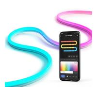 CALEX Ruban LED Néon Flex 2 m, RGBIC éclairage d'ambiance flexible, contrôle par app et voix, wifi, pour intérieur et bureau