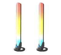 CALEX Smart Gaming - Barre LED Gaming pour Écran - Lot de 2 - Compatible Razer Chroma - Smart Home - Synchronisation RGBIC pour PC - Music Sync - Éclairage d'Écran