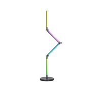 CALEX Smart Gaming - Lampadaire Gaming - Compatible Razer Chroma - Smart Home - Synchronisation RGBIC pour PC - Antidérapant - Music Sync - 140 cm