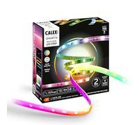 Calex Smart Ruban LED connecté, 200 CM, RGBIC+CCT, Contrôle via App, Synchronisation Musicale, Intérieur, 700 Lumens, 12W/24W - Éclairage LED connecté, compatible Alexa, Google Home et raccourcis Siri