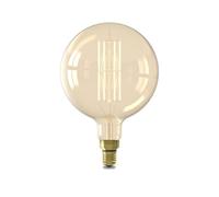 Calex XXL Mega Globe Ampoule LED, E27, 4W, Réglable, Blanc Chaud, Doré | Ampoule décorative pour luminaires ouverts - Ambiance chaleureuse au salon, en salle à manger ou dans l’hôtellerie