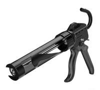 Calfeutrage, applicateur de mastic robuste de 22,9 cm à 11 axes avec silicone long et auto-coupant, anti-goutte (C)