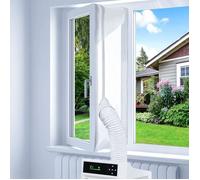 Calfeutrage fenetre 500cm , kit joint pour climatiseur mobile , blanc sans perçage