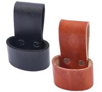 CALFOVERA Étui pour Marteau en Cuir de Vachette (2 Couleur) avec Passant de Ceinture Petit Étui pour Hachette Porte Outil Multifonction Étui Viking Iron à Pression Étui pour Marteau de Pompier.