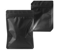 Cali Packs Lot de 100 sacs refermables en Mylar avec fermeture à glissière 7 cm x 10 cm Idéal pour le stockage, les cadeaux, les mauvaises herbes, les collations, les petits articles