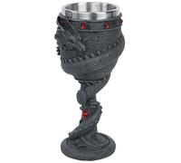 Calice Gothic de Nemesis Now - Coupe Dragon Coil - pour Indifférent - noir Standard