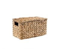 CALICOSY - Boîte de rangement en jacinthe d'eau moyen modèle L38 x H20 cm - MAYA - Beige