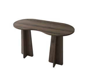 CALICOSY - Bureau avec plateau de forme organique L120 cm COMO - Noyer
