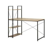 Calicosy - Bureau L120cm avec 4 étagères Style Industriel
