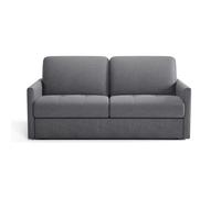 CALICOSY - Canapé 3 places convertible en tissu Matelas 14cm - COSENZA - Gris