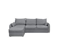 CALICOSY - Canapé d'angle convertible avec coffre 3 places L260 cm - NAOMI - Gris