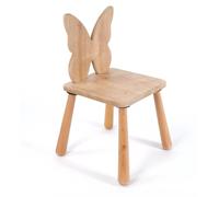 CALICOSY - Chaise pour enfant dossier papillon L30 cm - MAEL